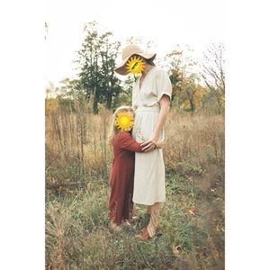 Willow oatmeal wrap dress, size M. Worn once! Gorgeous for fall photos.